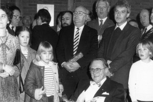 Verabschiedung von Willy Leuer als Vorsitzenden der Kolpingfamilie   am 1.2.1984