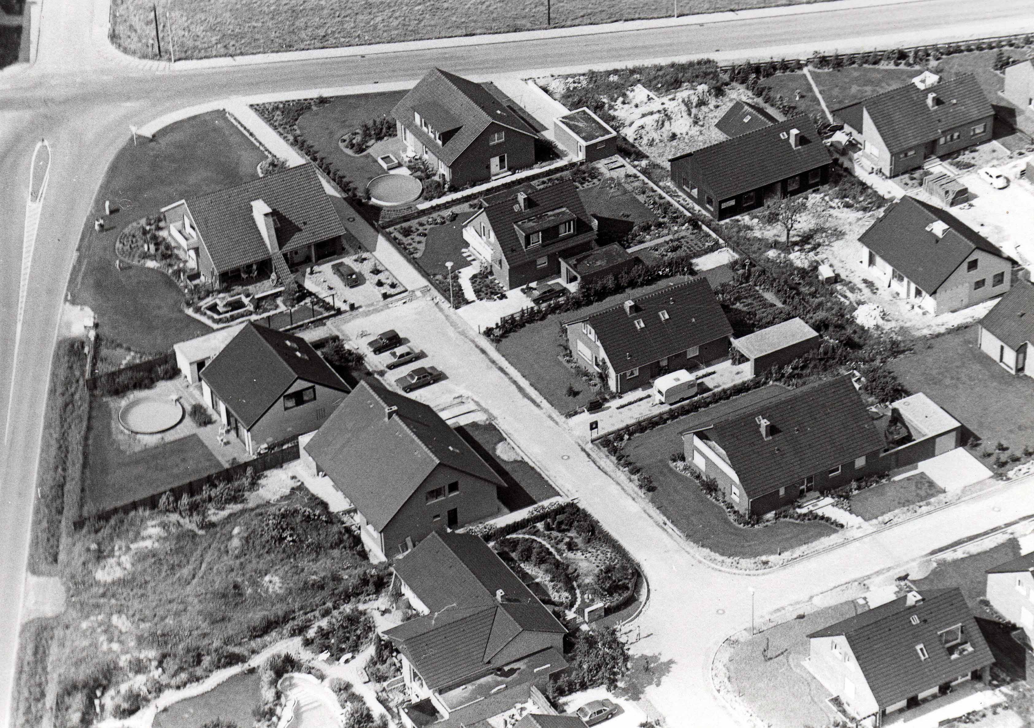 Luftbild des Baugebietes an der Sendenhorster Straße und der Bergstraße