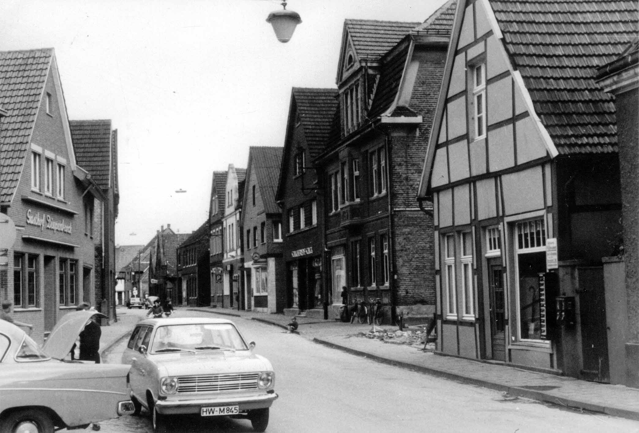 Vitusstraße / nach dem Abbruch der Bäckerei Stratmann 