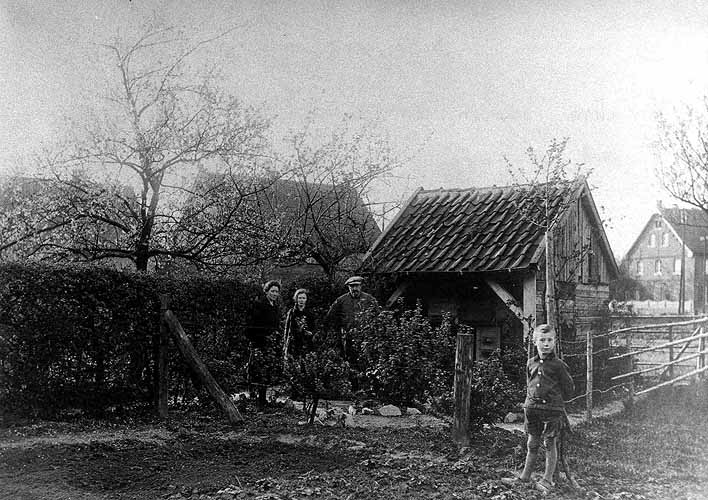 Garten der Familie Lütkefels an der Bahnhofstraße 