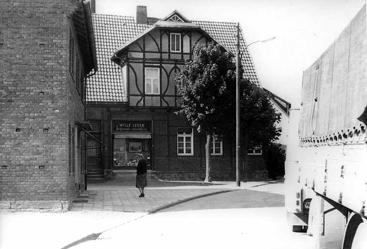 Fachwerkhaus Nordstraße 32 kurz vor dem Abbruch