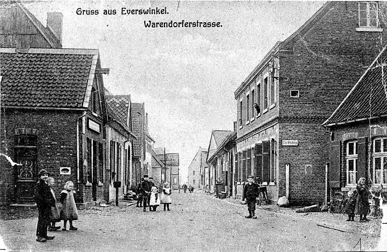 Ansicht der Warendorfer Straße Richtung Süden