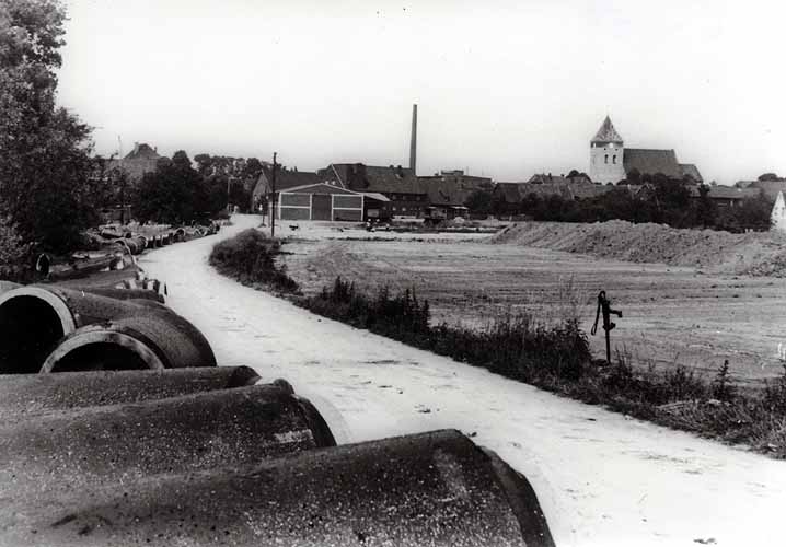 Die Erschließung des Baugebietes der Bauernsiedlung