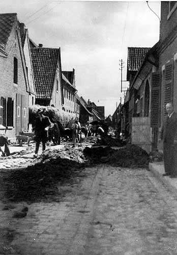 Kanalarbeiten in der Warendorfer Straße