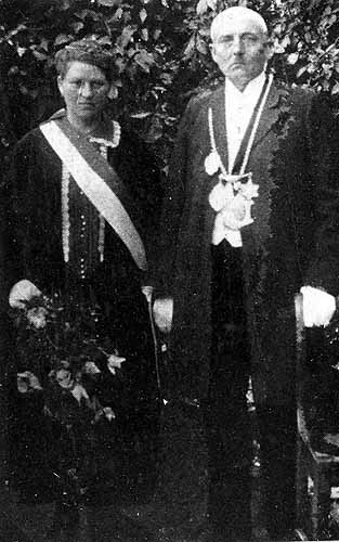 Schützenkönig: Hermann I. Kerklau, Königin: Maria I. Bellmann