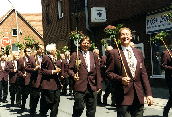 Abmarsch zum Schützenplatz