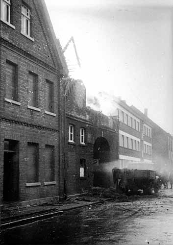 Vitusstraße 9 / Brand der Scheune Raumberg 