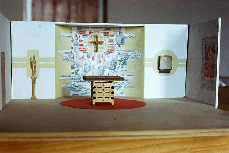 Ohne Titel, Wandgestaltung in der Kapelle des Hauses Meeresstern auf Wangerooge 